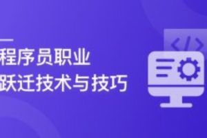 程序员职场逆袭课-技术VP带你稳住工作逆势而上